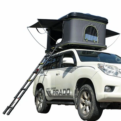 Tente de toit rigide noire pour Jeep